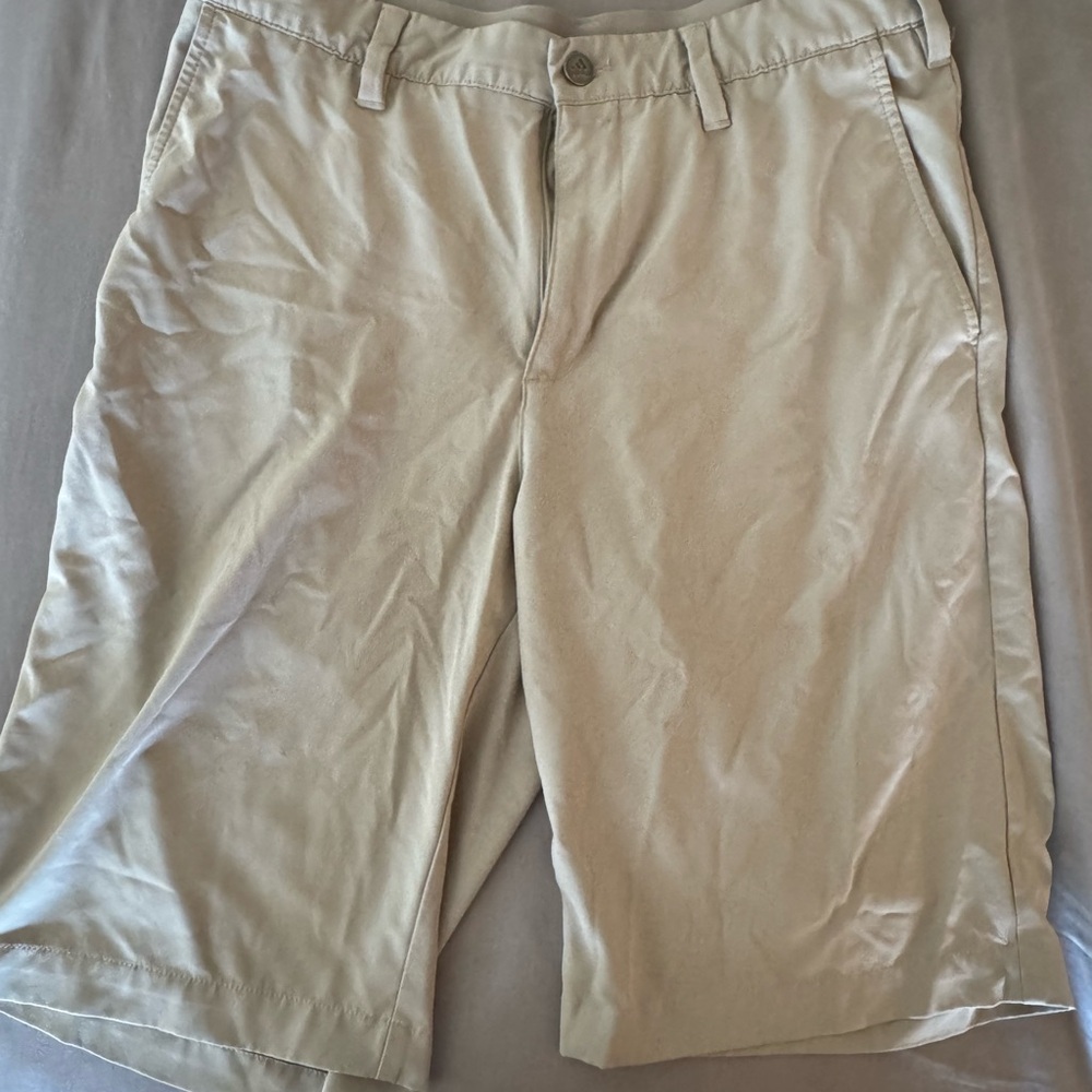 Men's Adidas Tan Golf Shorts